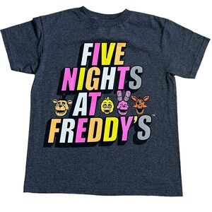 FNAF Five Nights At Freddy’s Kids Graphic T Shirt XS